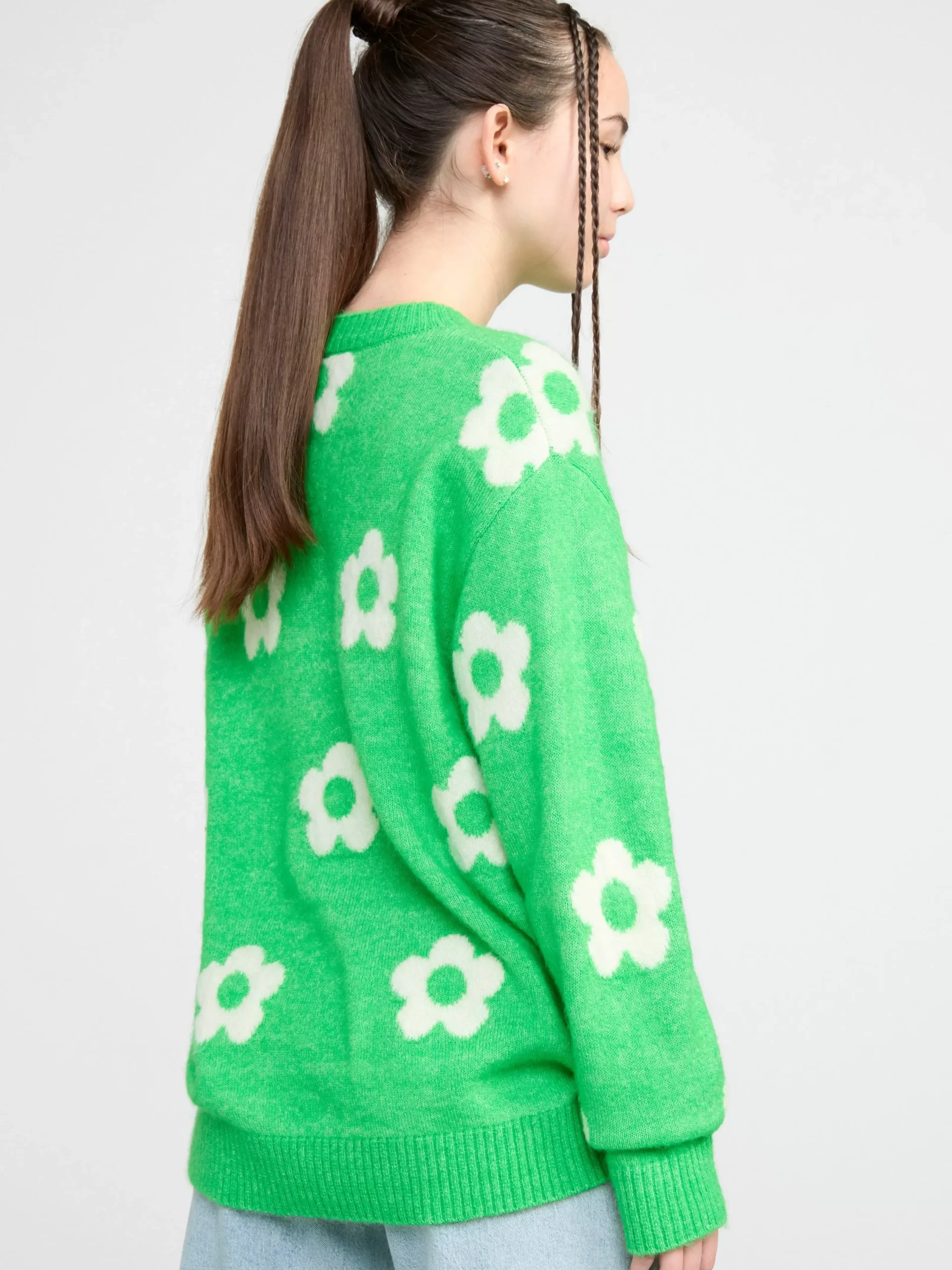Tröjor & Cardigans>Lindex Stickad Troja Green