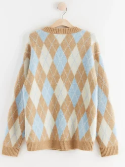 Tröjor & Cardigans>Lindex Stickad Troja Light Blue