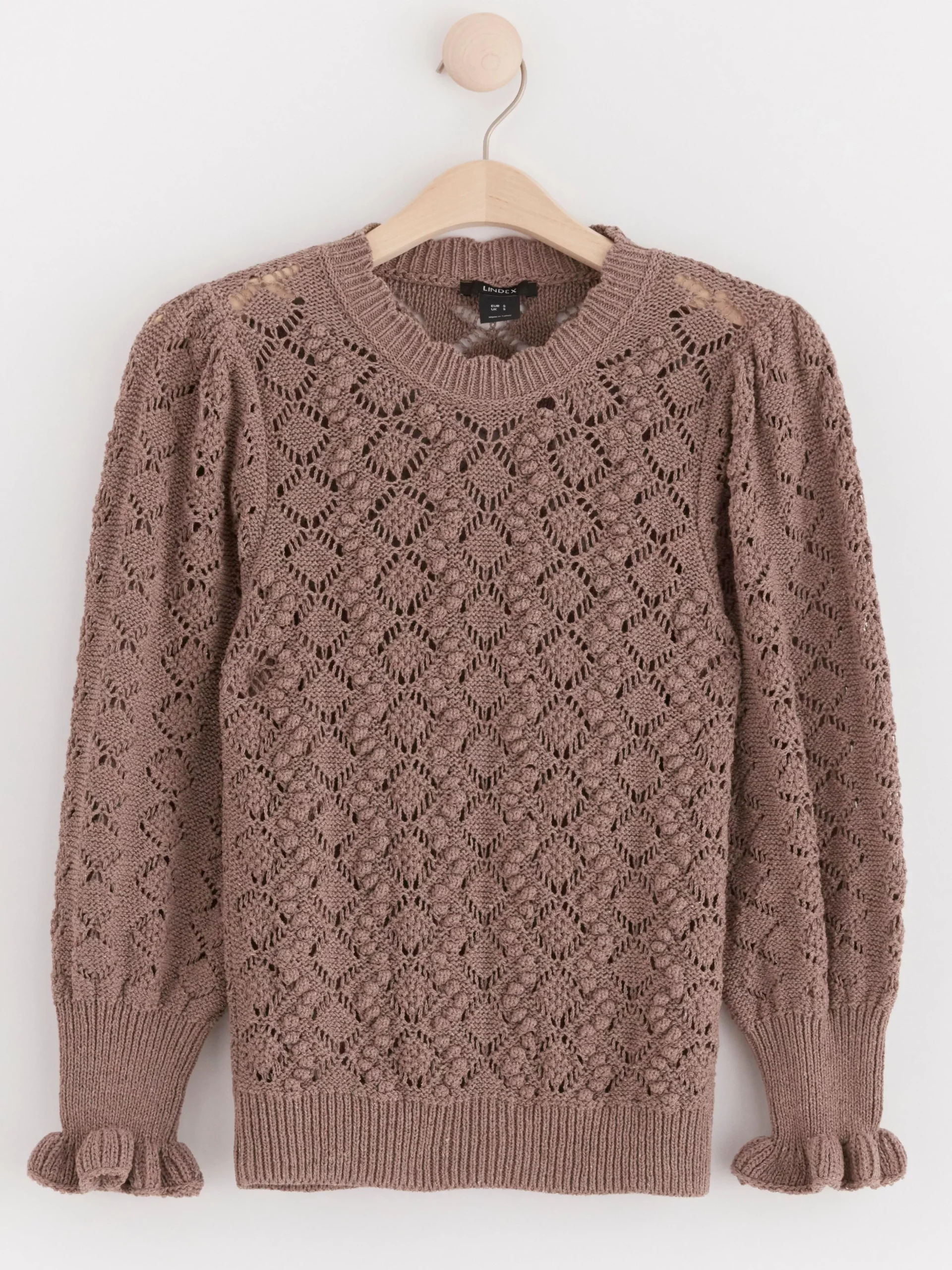 Tröjor & Cardigans>Lindex Stickad Troja Brown