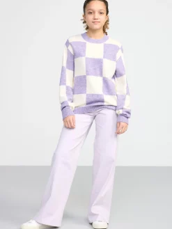 Tröjor & Cardigans>Lindex Stickad Troja Light Lilac