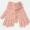 Accessoarer>Lindex Stickade Fingervantar Dam Light Coral