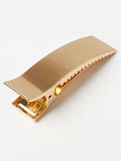 Accessoarer>Lindex Stor Harklamma I Metall Gold
