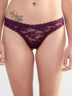 Trosor>Lindex Stringtrosa Low Waist Dark Lilac
