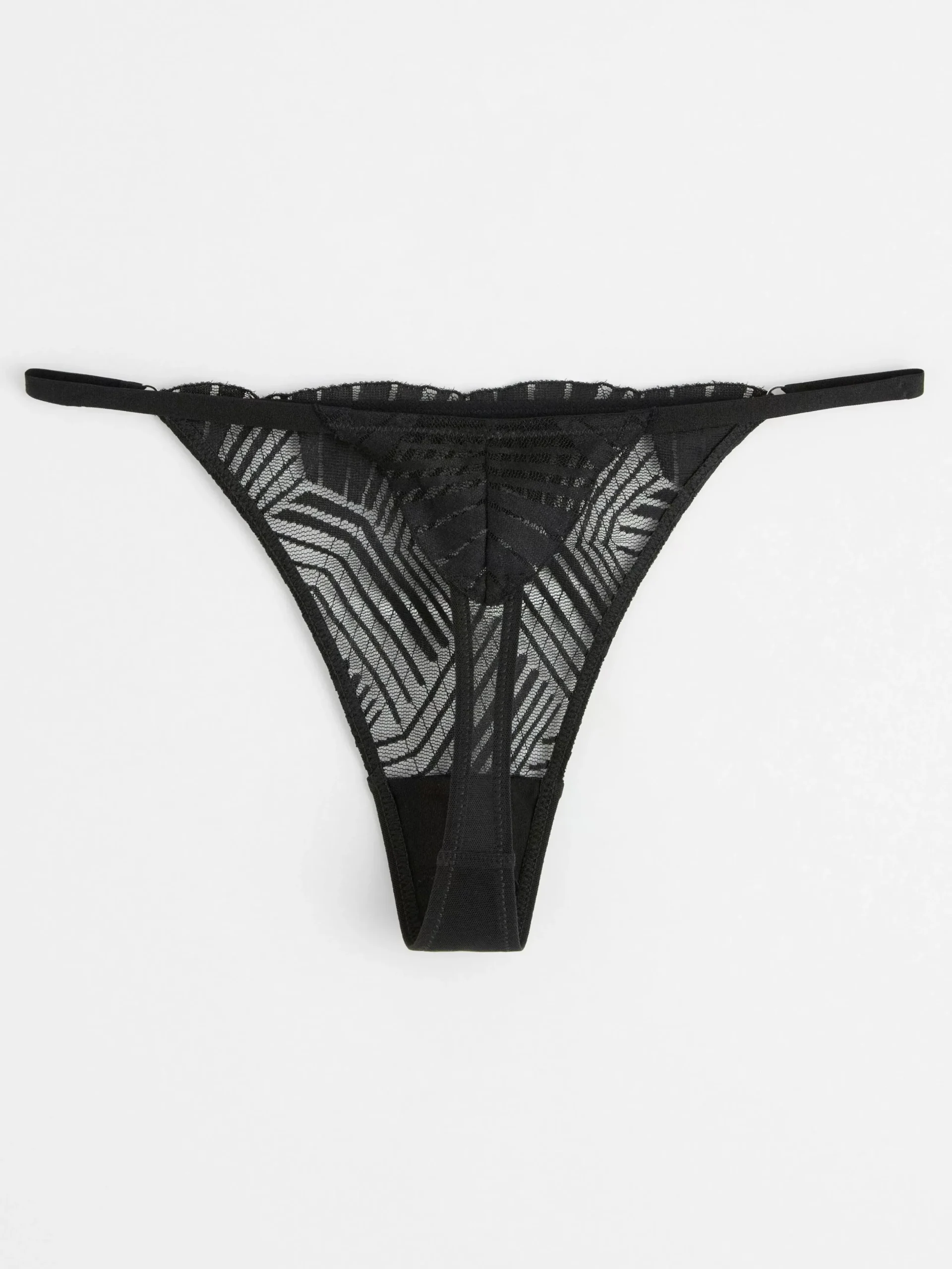 Trosor>Lindex Stringtrosa Low Waist Black