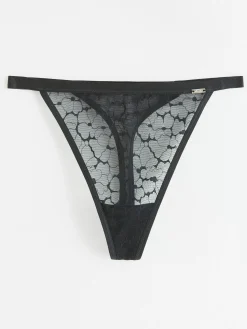 Trosor>Lindex Stringtrosa Midi Waist Black