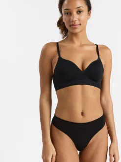 Trosor>Lindex Stringtrosa Regular I Tencel®-Blandning Black
