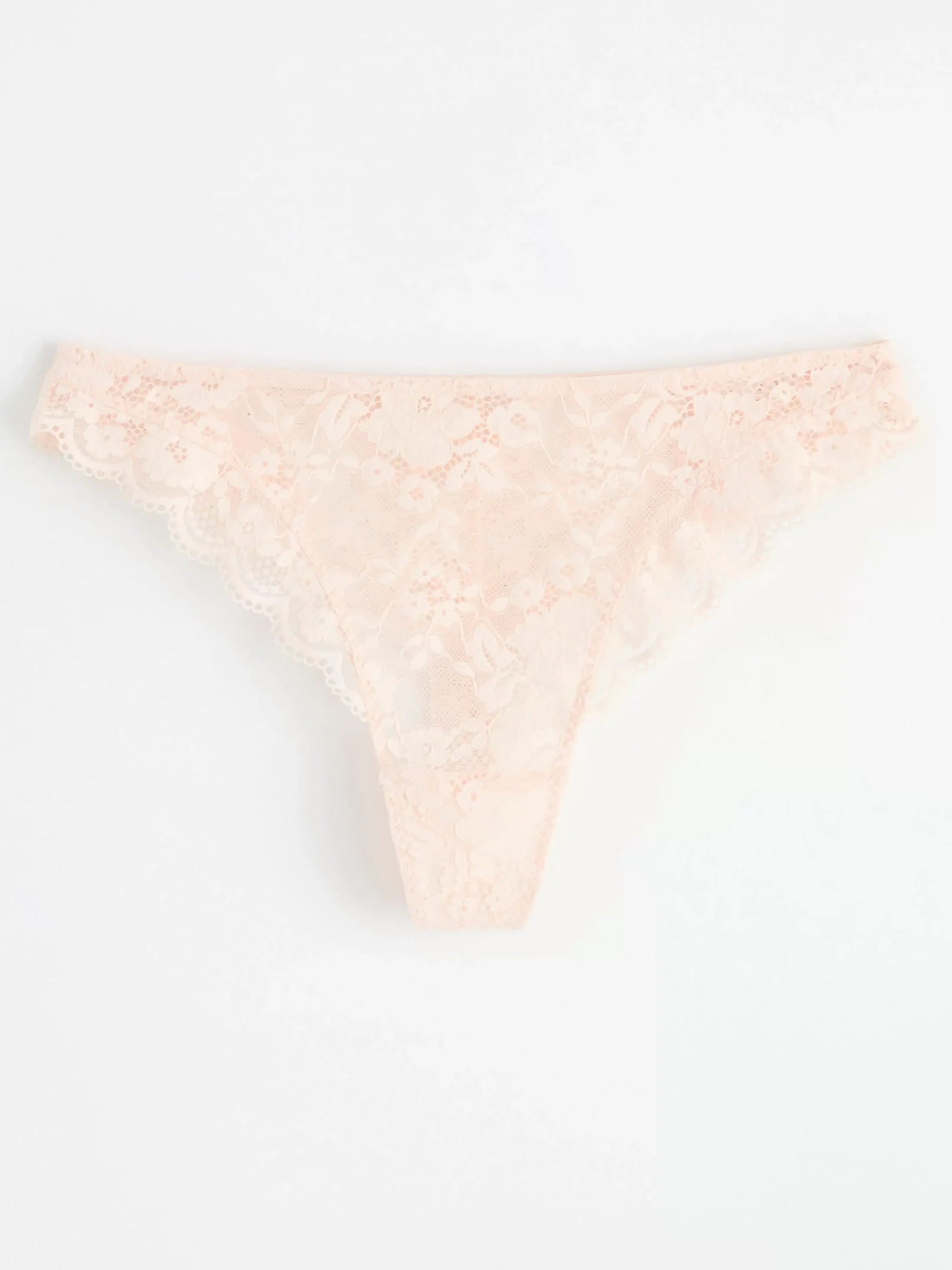 Trosor>Lindex Stringtrosa Regular Waist Med Spets Lt Pink