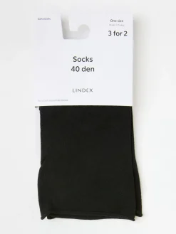 Strumpor>Lindex Strumpa Black