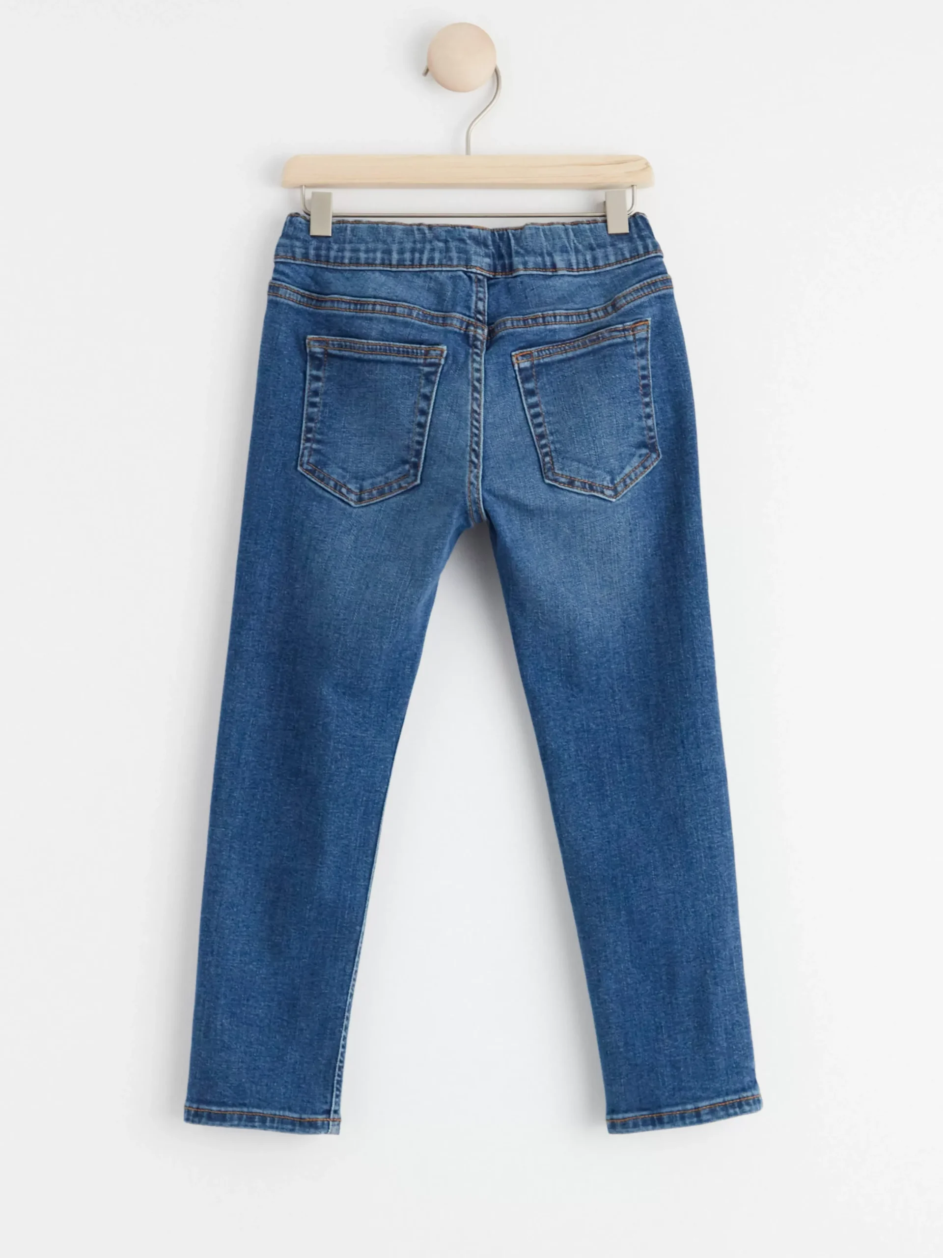 Jeans>Lindex Sture Jeans Med Rakt Ben Och Normalhog Pull-Up-Midja Denim