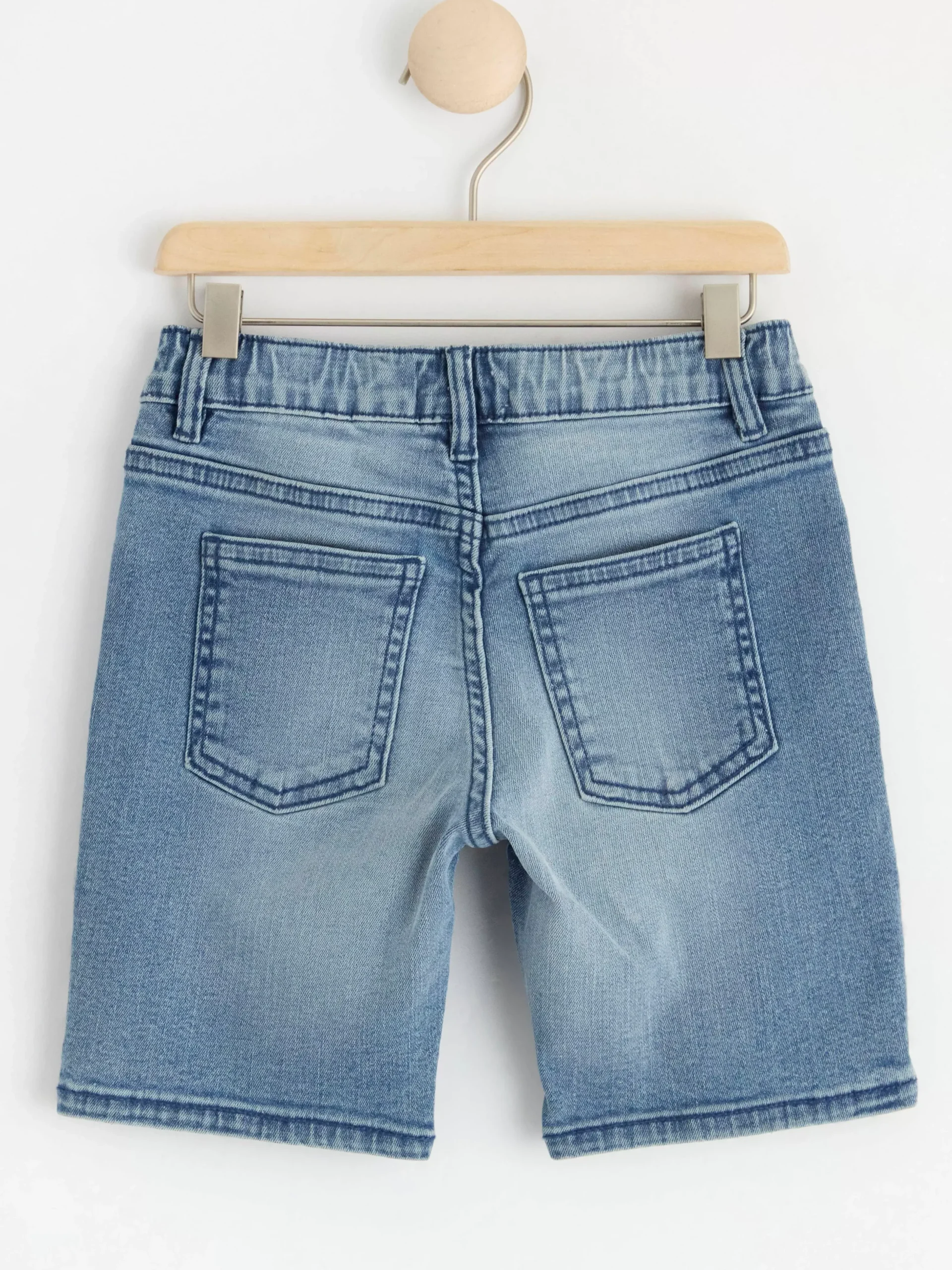 Byxor & Leggings>Lindex Sture Pull-Up-Shorts Imed Normalhog Midja Och Rakt Ben Denim