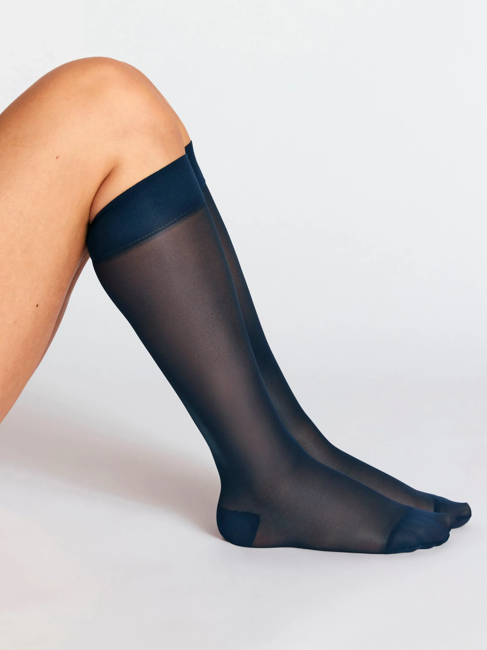 Strumpor>Lindex Supportknastrumpor I 40 Denier Dark Blue