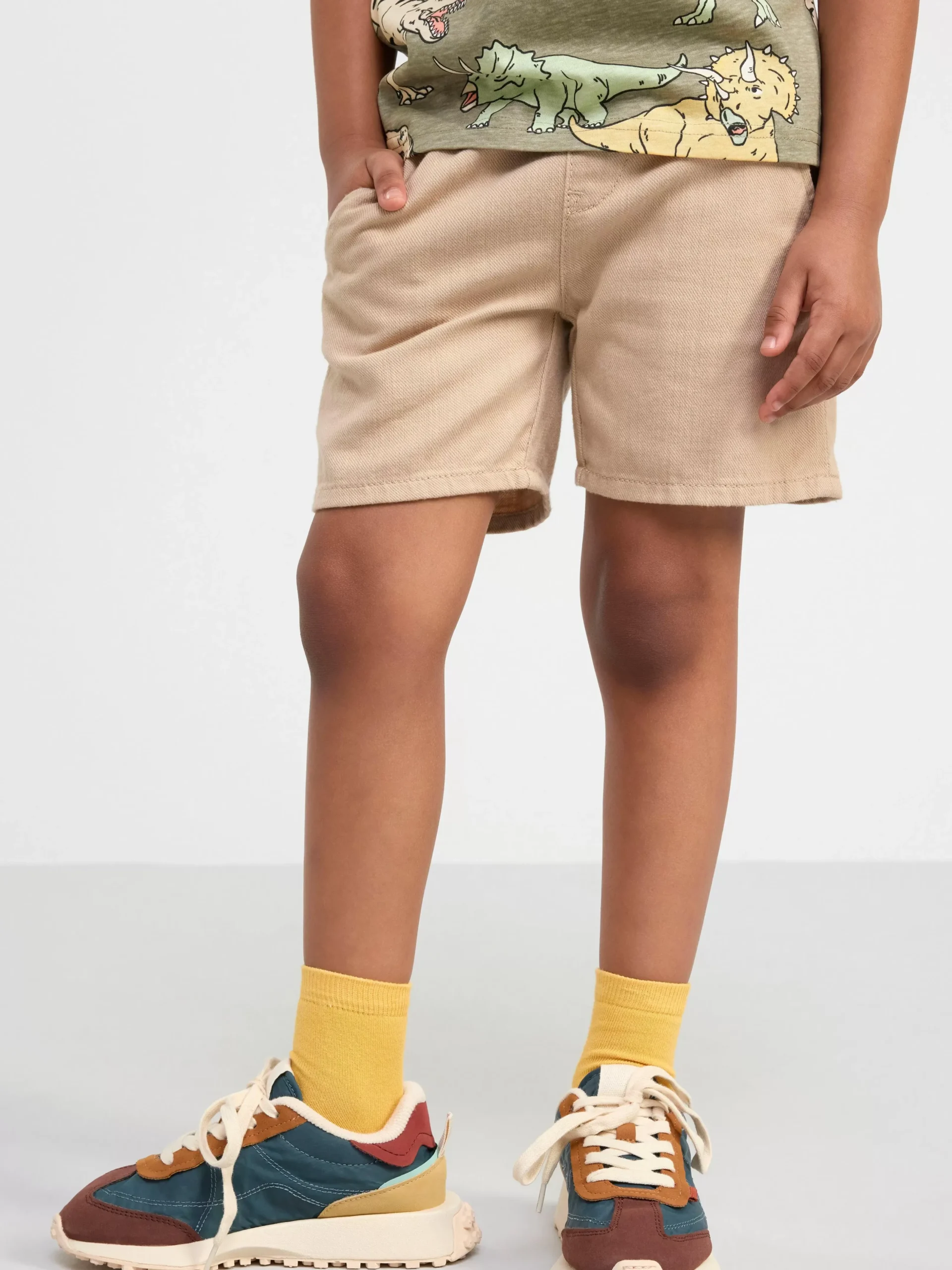 Byxor & Leggings>Lindex Sven Chinosshorts Med Rakt Ben Och Normalhog Midja Beige