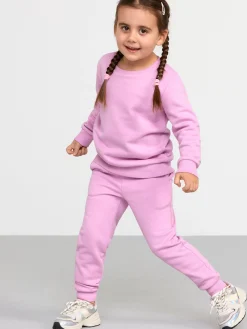 Tröjor & Cardigans>Lindex Sweatshirt Med Borstad Insida Light Lilac