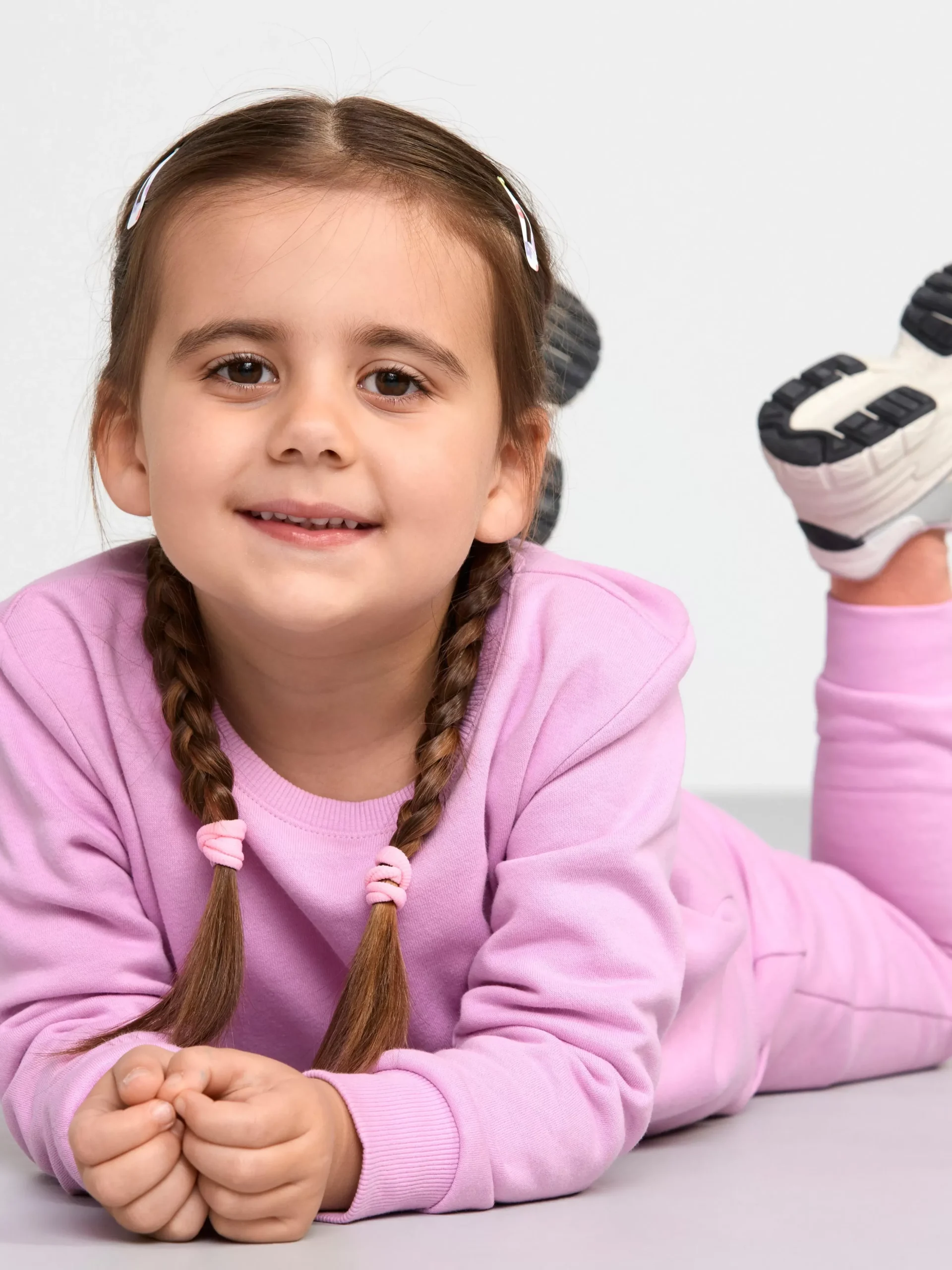 Tröjor & Cardigans>Lindex Sweatshirt Med Borstad Insida Light Lilac