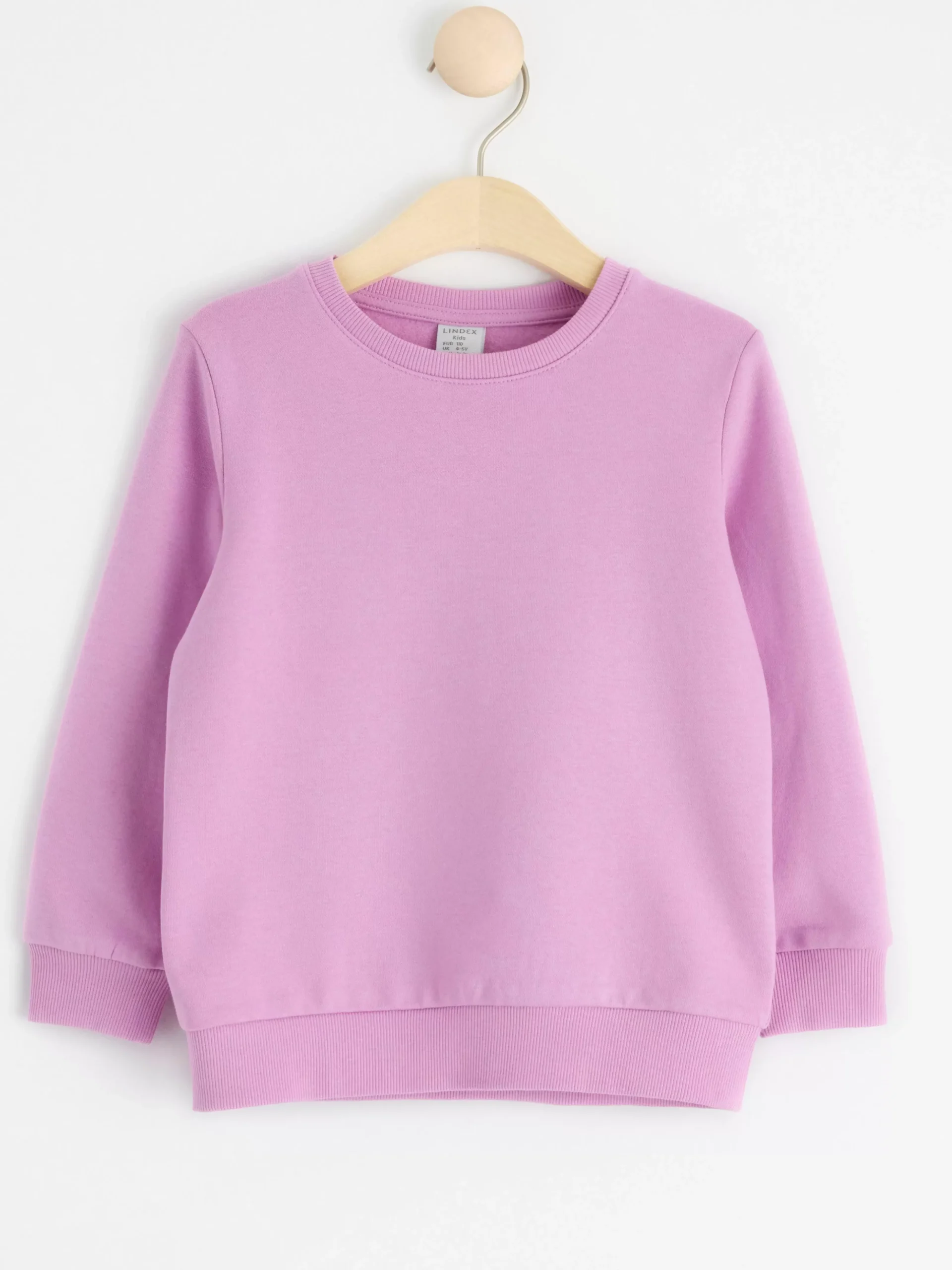 Tröjor & Cardigans>Lindex Sweatshirt Med Borstad Insida Light Lilac