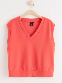 Västar>Lindex Sweatshirt Vast Light Dusty Red