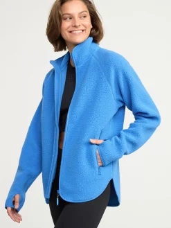 Träningskläder>Lindex Thermolite® Pilejacka Blue