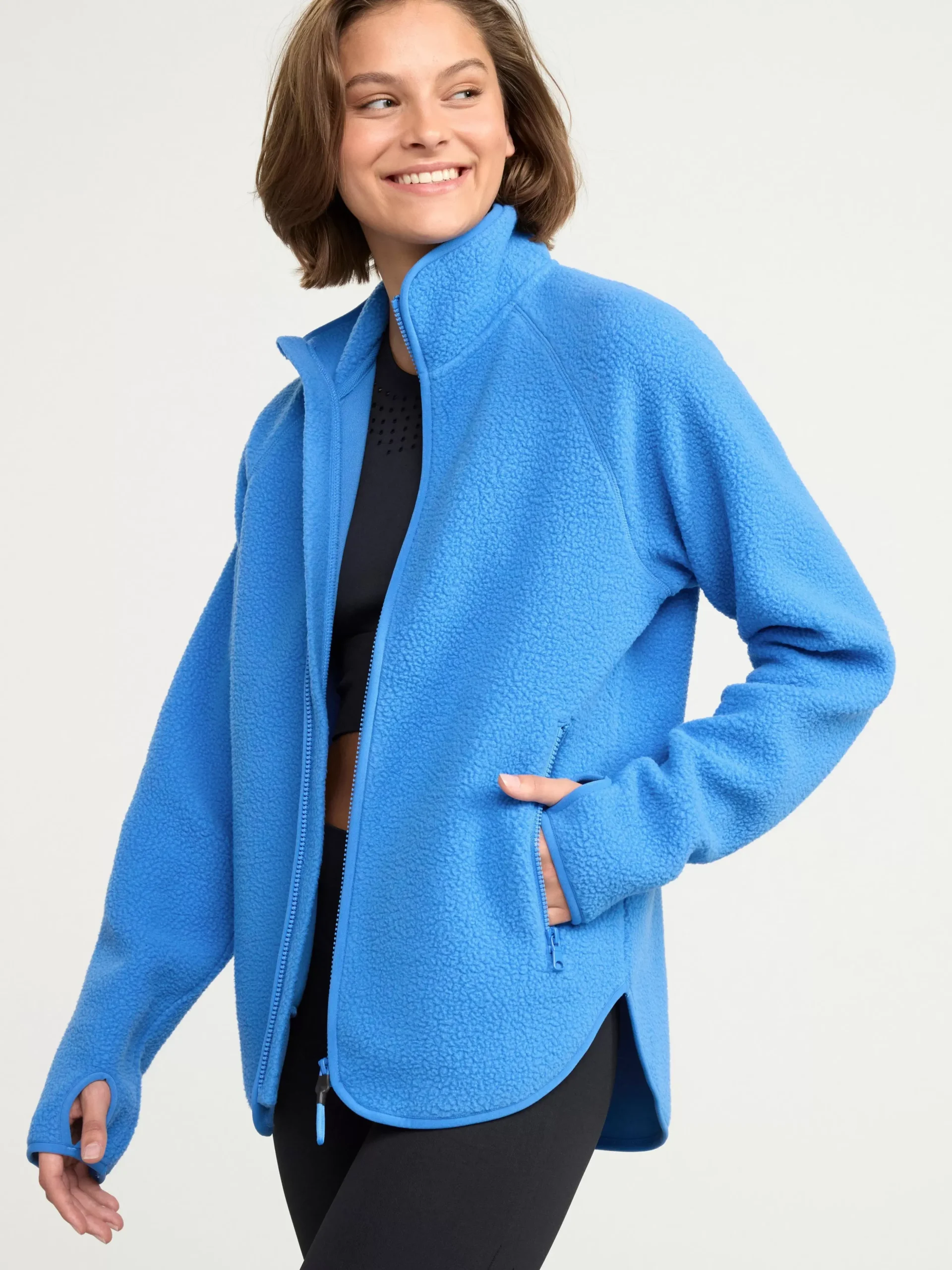 Träningskläder>Lindex Thermolite® Pilejacka Blue