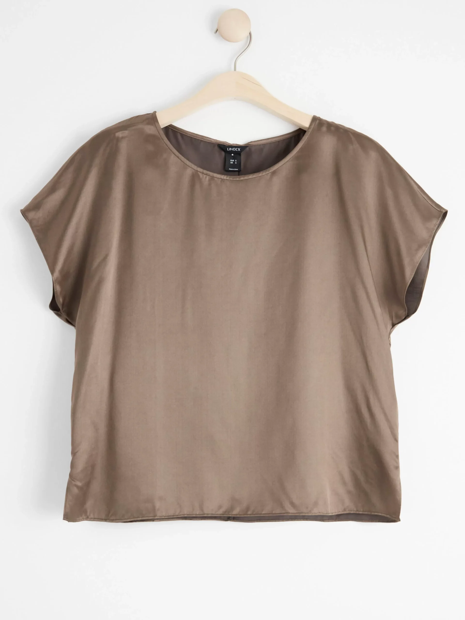 Blusar & Skjortor>Lindex Topp I Sidenblandning Grey