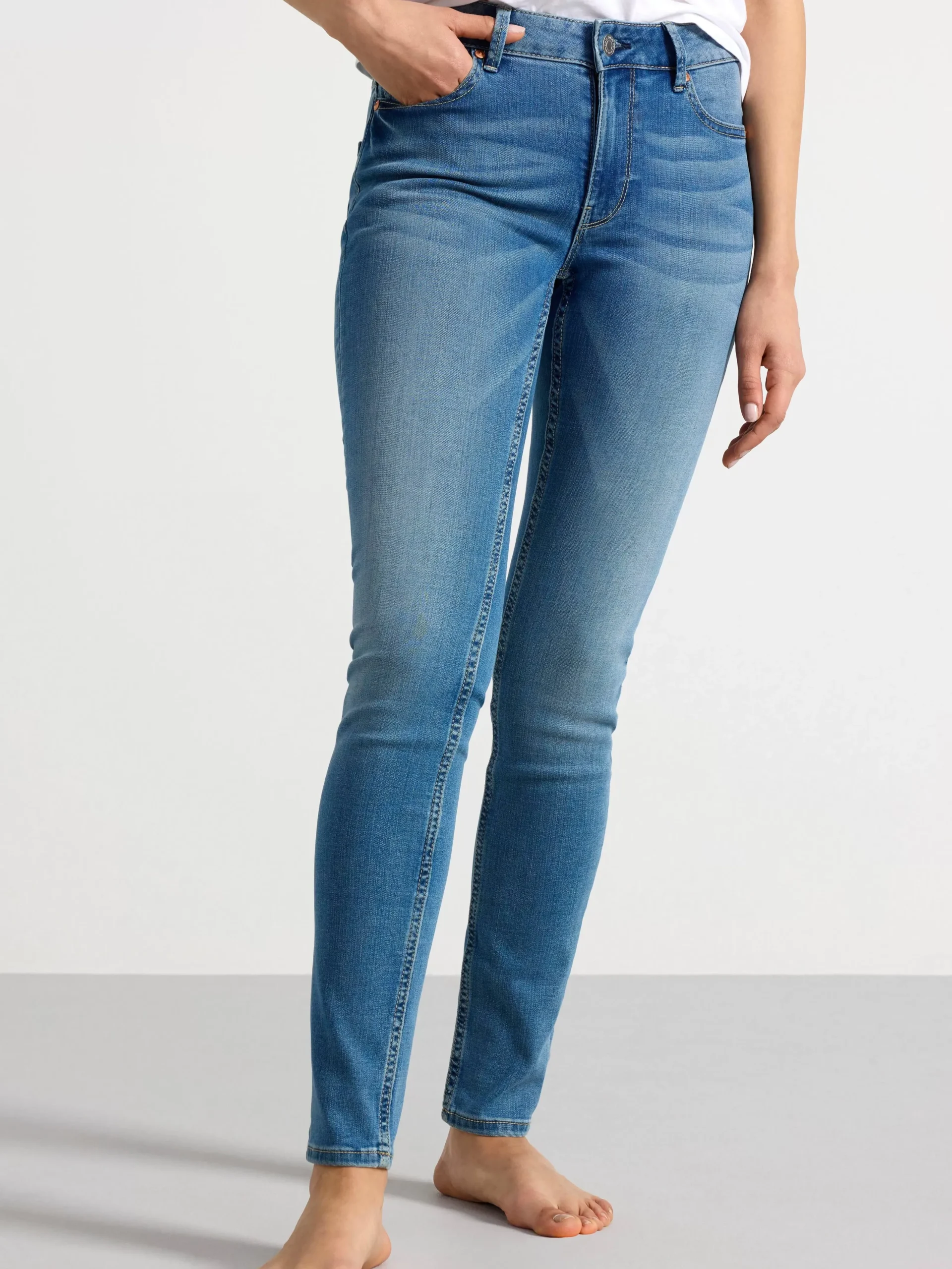 Jeans>Lindex Tova Slim Fit Jeans Denim Blue