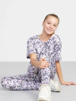 Byxor & Leggings>Lindex Traningsleggings Light Lilac