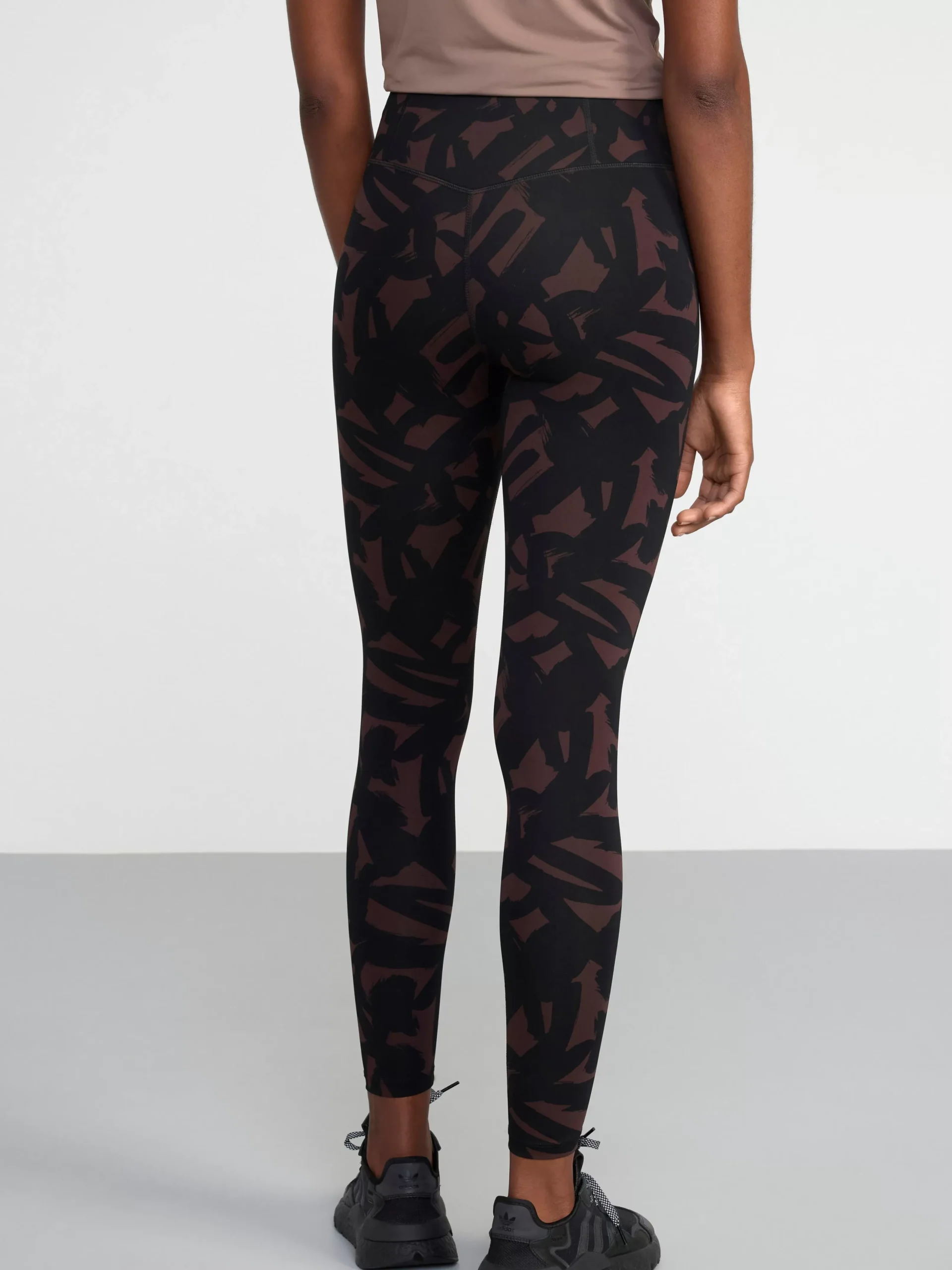 Träningskläder>Lindex Traningsleggings Dark Dusty Brown