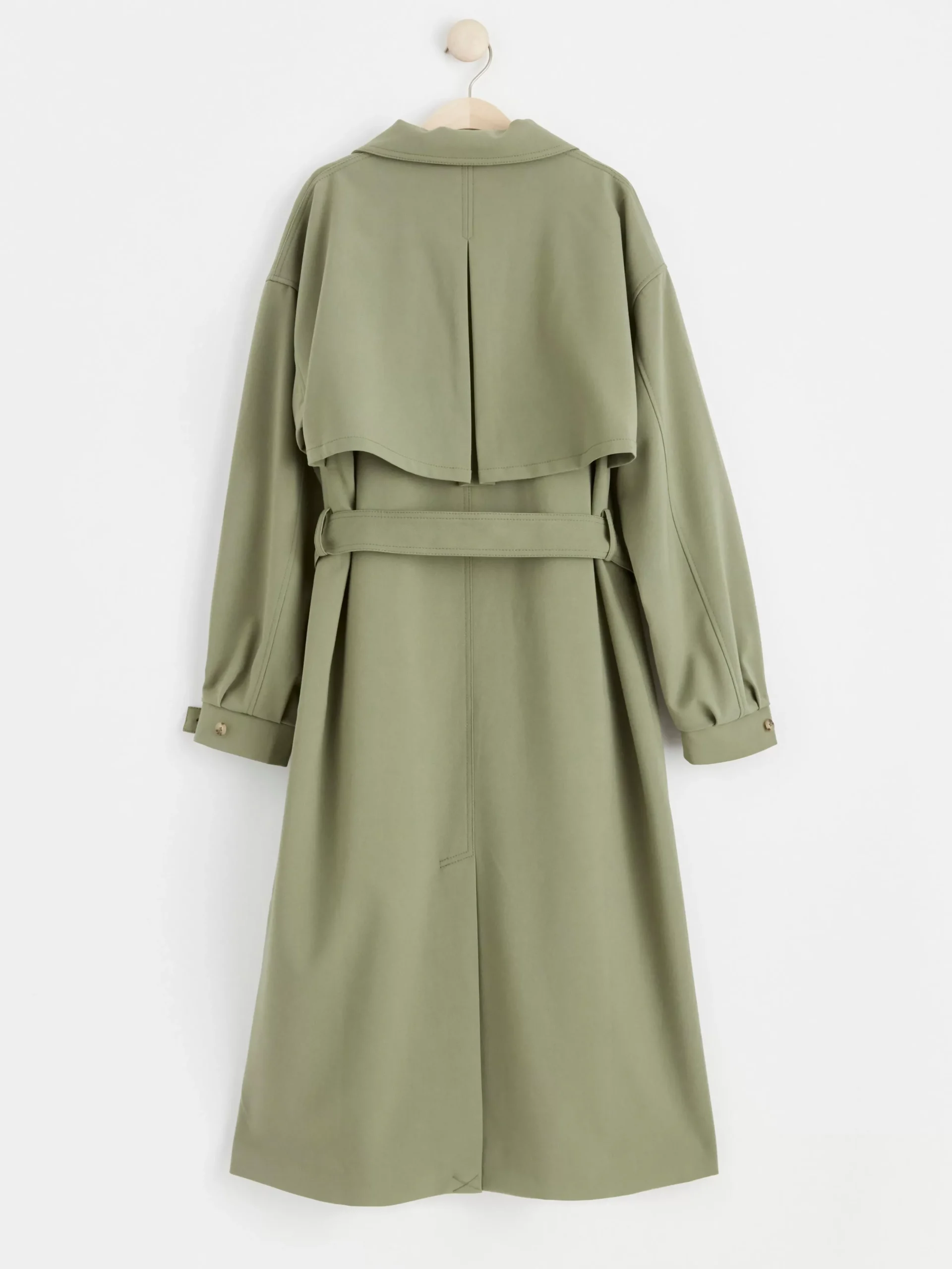 Ytterkläder>Lindex Trenchcoat Med Dubbelknappning Dark Khaki