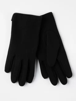 Accessoarer>Lindex Trikahandske Med Laderkant Black