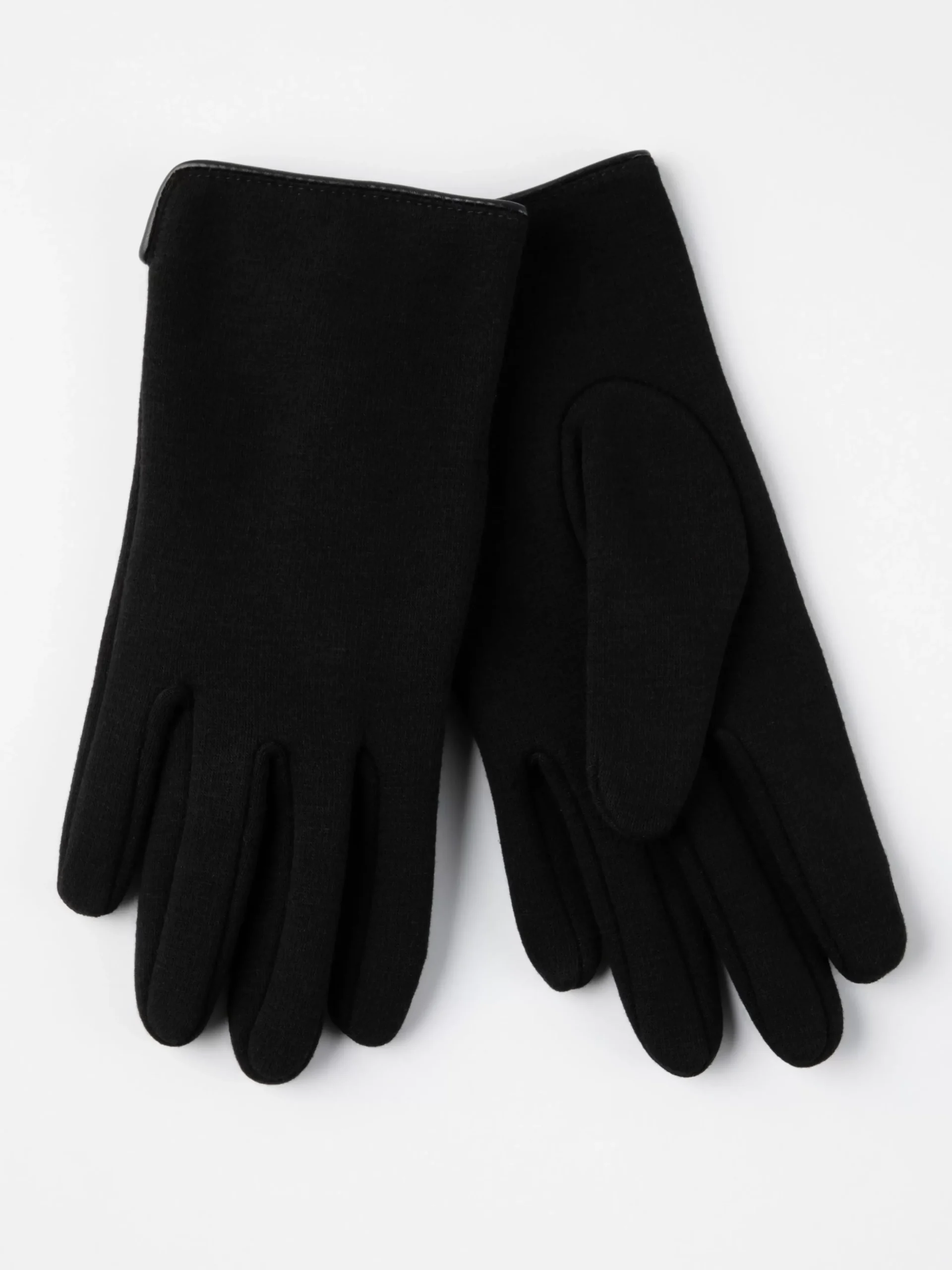Accessoarer>Lindex Trikahandske Med Laderkant Black