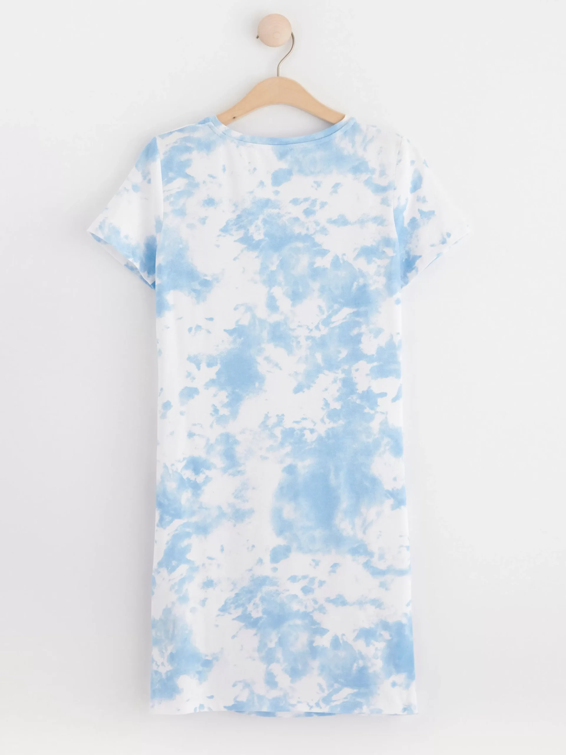 Klänningar>Lindex Trikaklanning Med Rynkade Sommar Light Dusty Blue