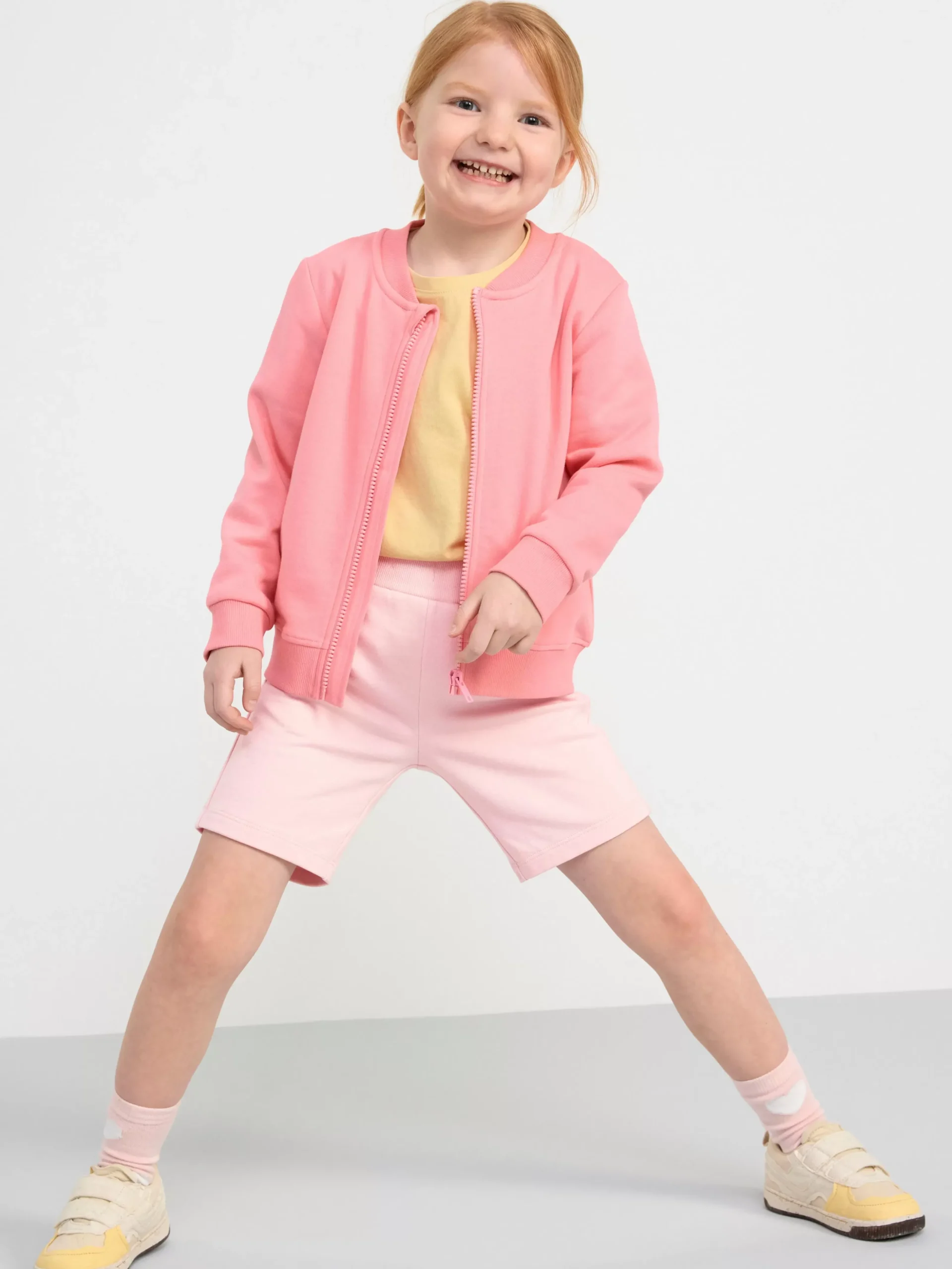 Ytterkläder>Lindex Troja Med Dragkedja Pink
