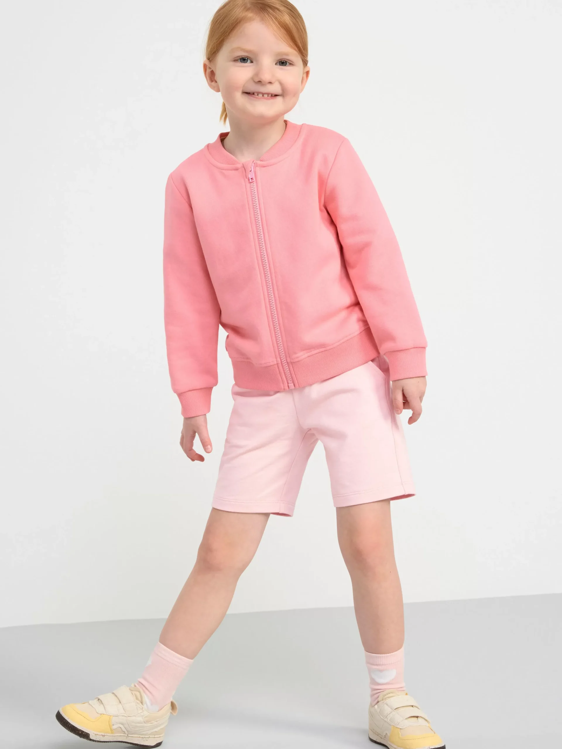 Ytterkläder>Lindex Troja Med Dragkedja Pink