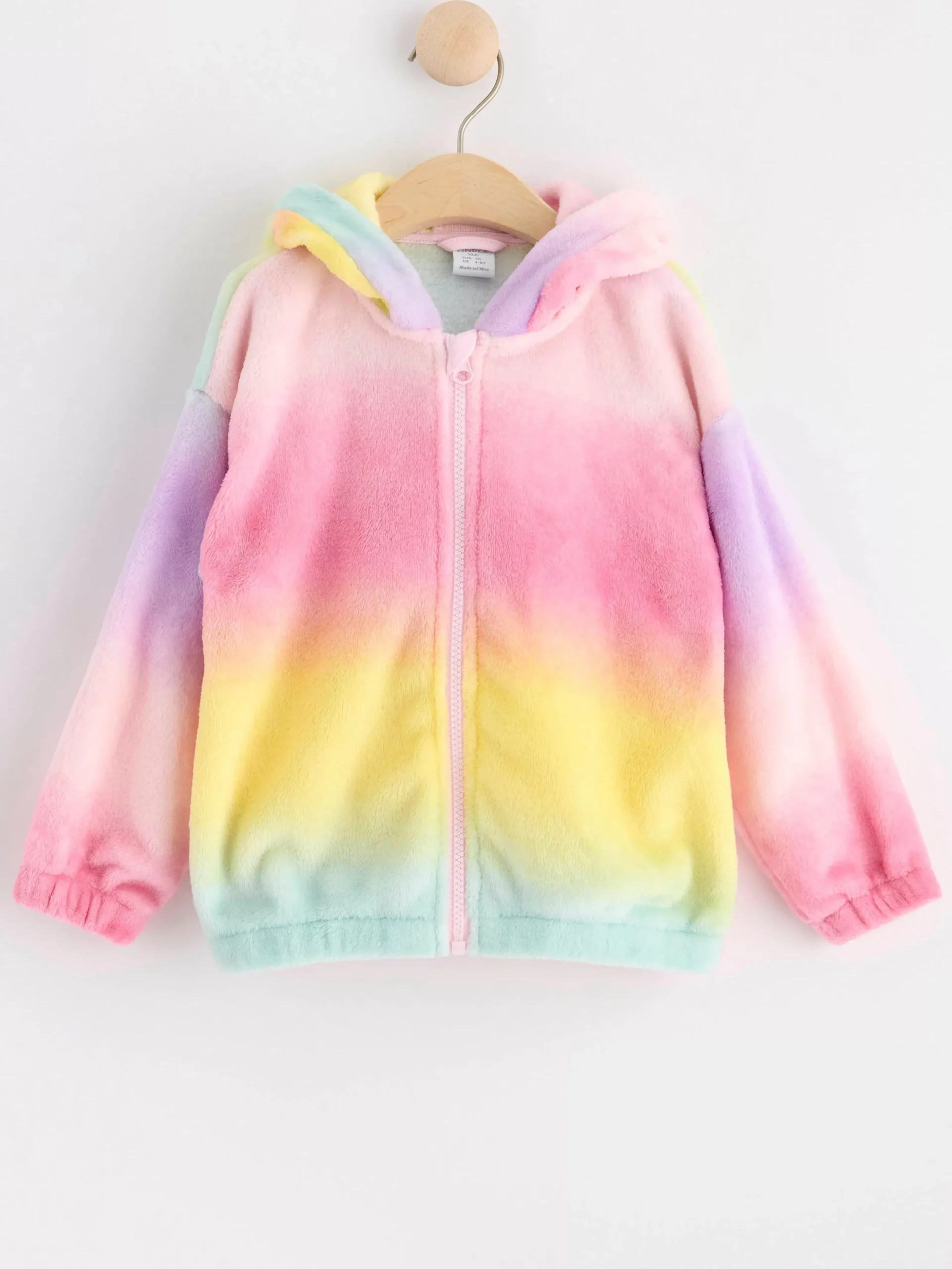 Tröjor & Cardigans>Lindex Troja Med Enhorningshuva Och Dragkedja Pink