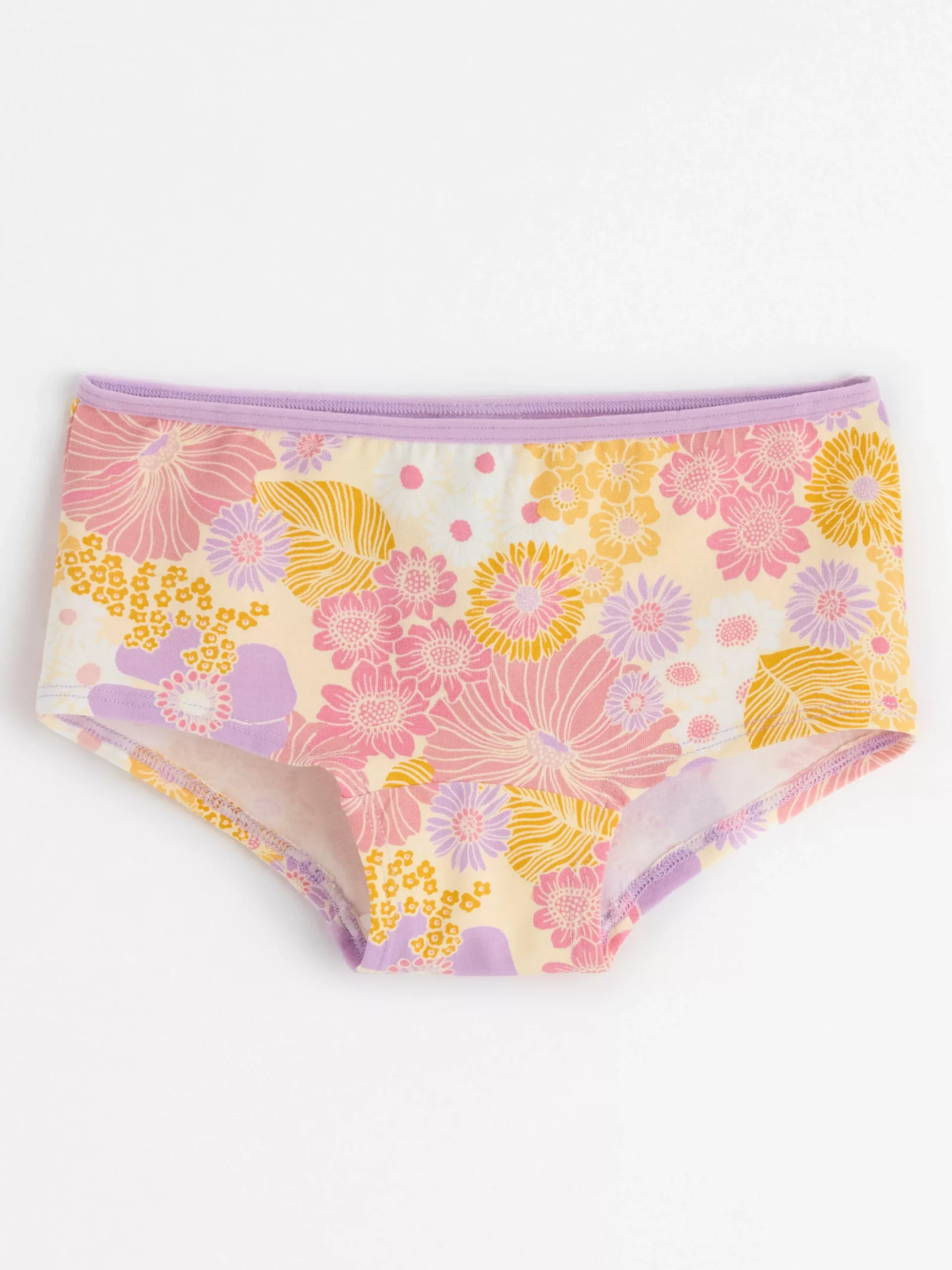 Underkläder>Lindex Trosa Med Blommor Light Beige