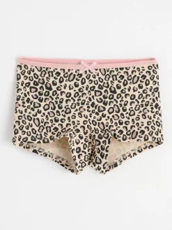 Underkläder>Lindex Trosa Med Leopardmonster Light Beige