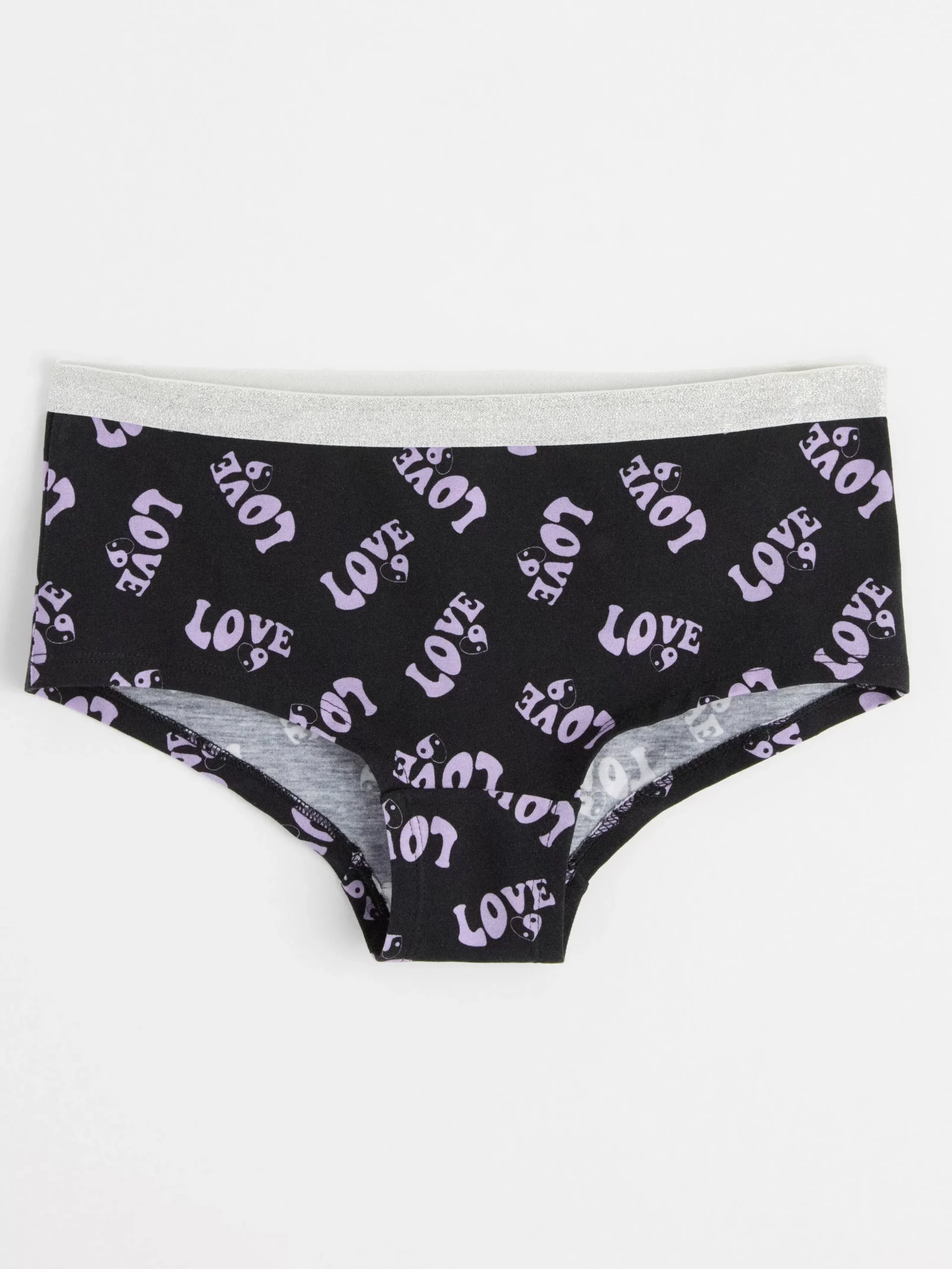 Underkläder>Lindex Trosa Med Textmonster Black