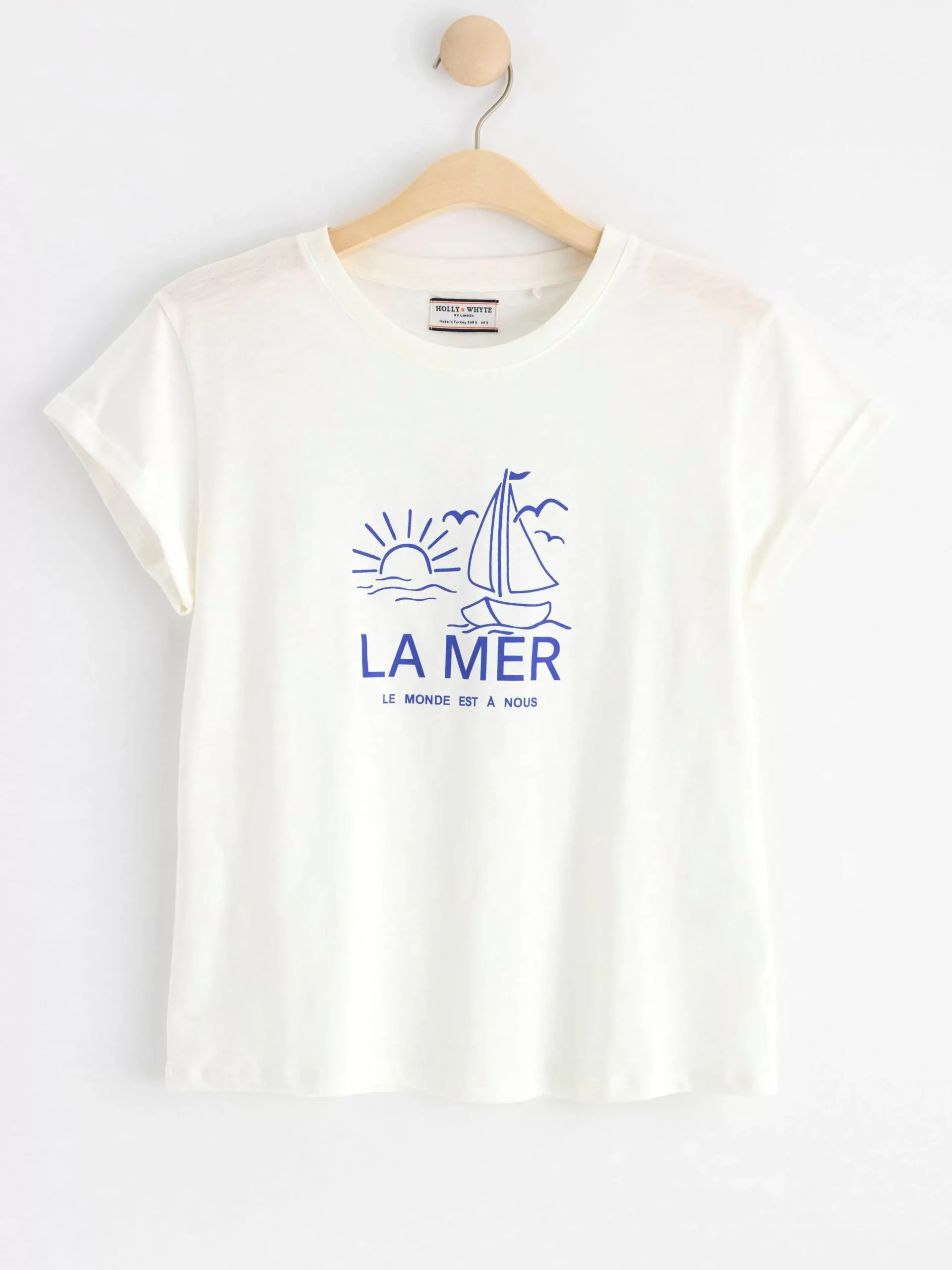 Toppar & T-Shirts>Lindex T-Shirt Off White