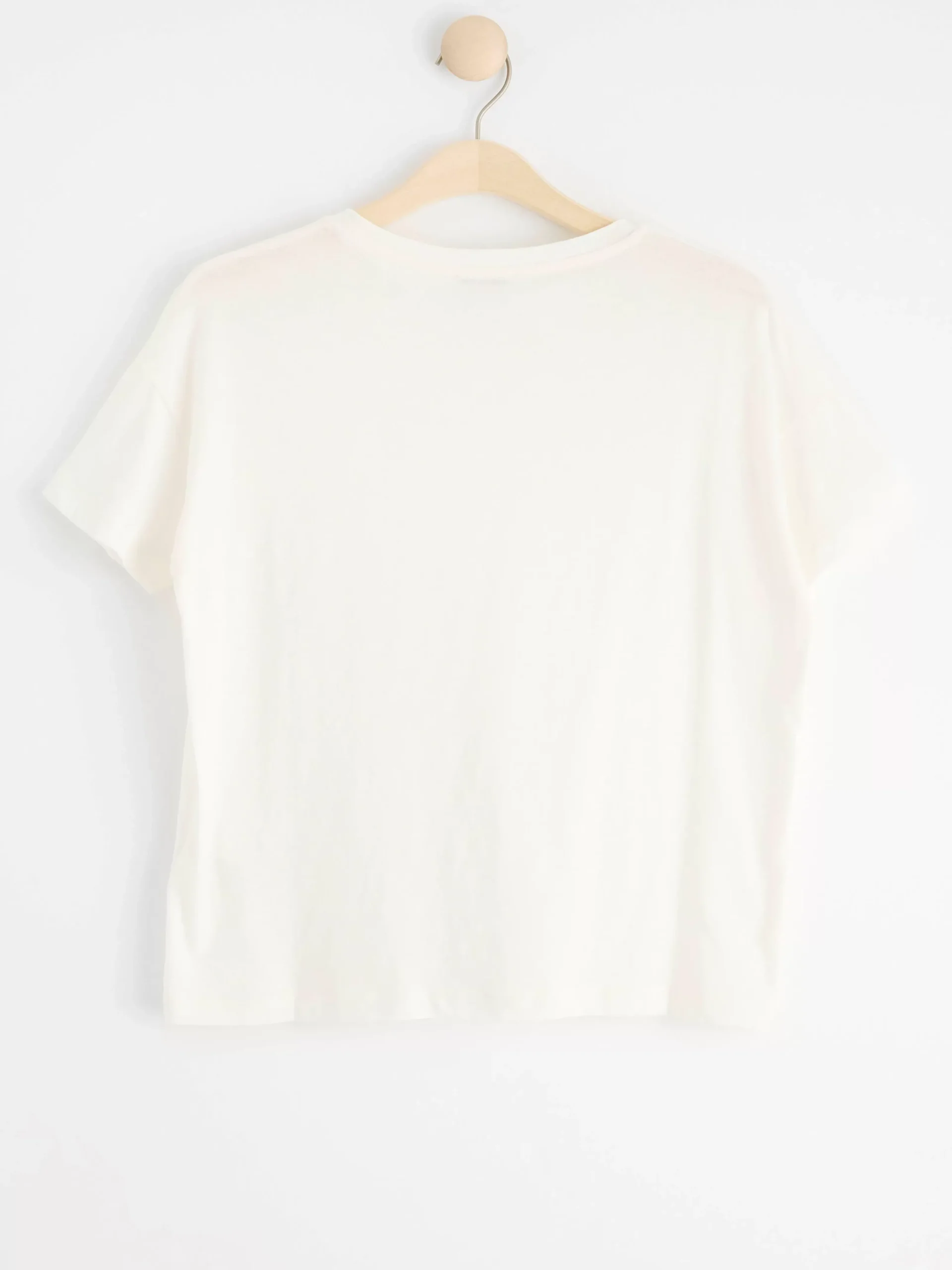 Toppar & T-Shirts>Lindex T-Shirt I Bomull White