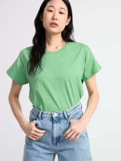 Toppar & T-Shirts>Lindex T-Shirt I Bomull Green