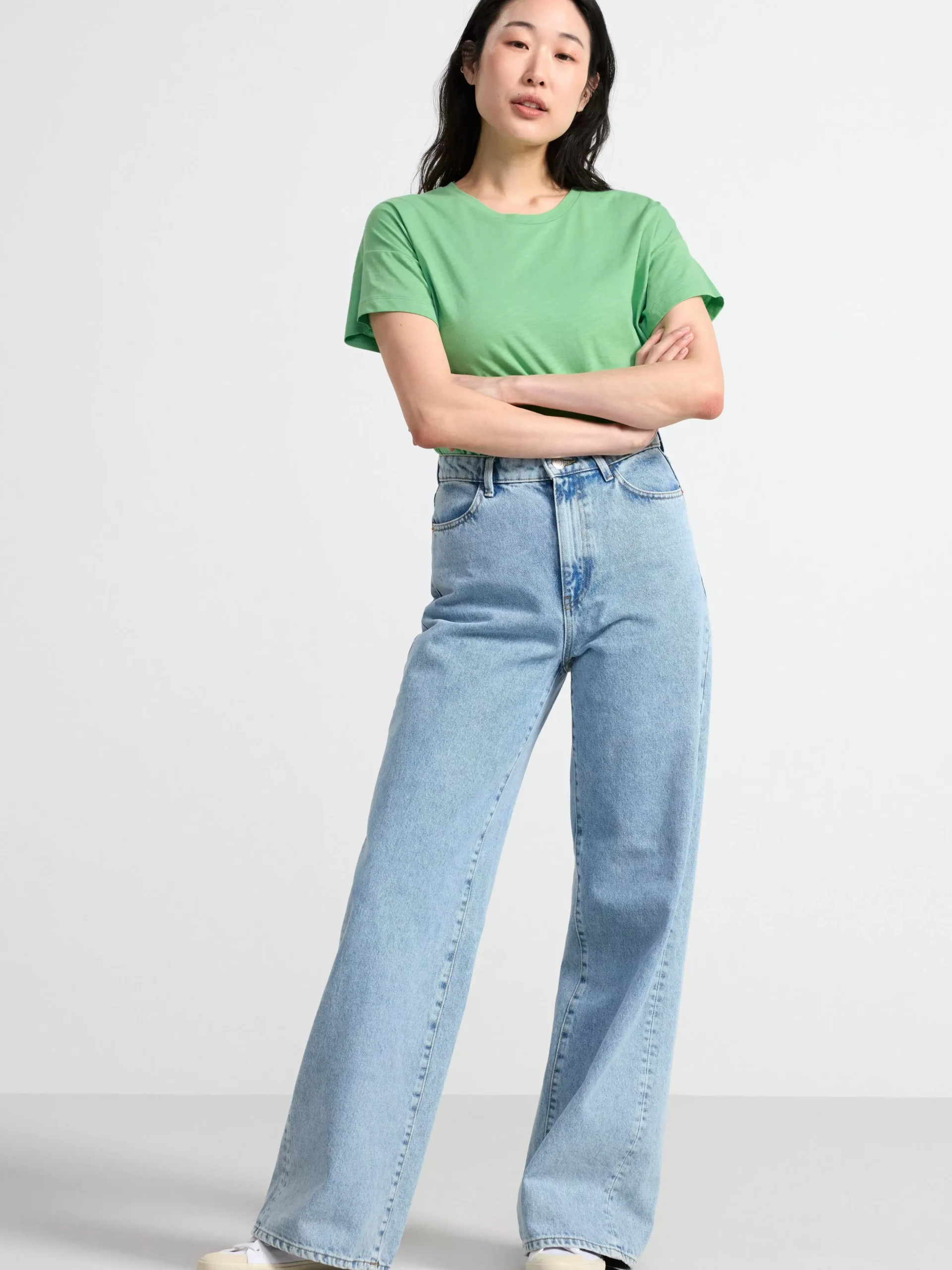 Toppar & T-Shirts>Lindex T-Shirt I Bomull Green