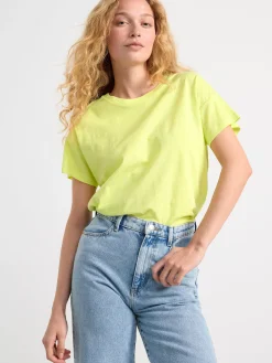 Toppar & T-Shirts>Lindex T-Shirt I Bomull Light Green