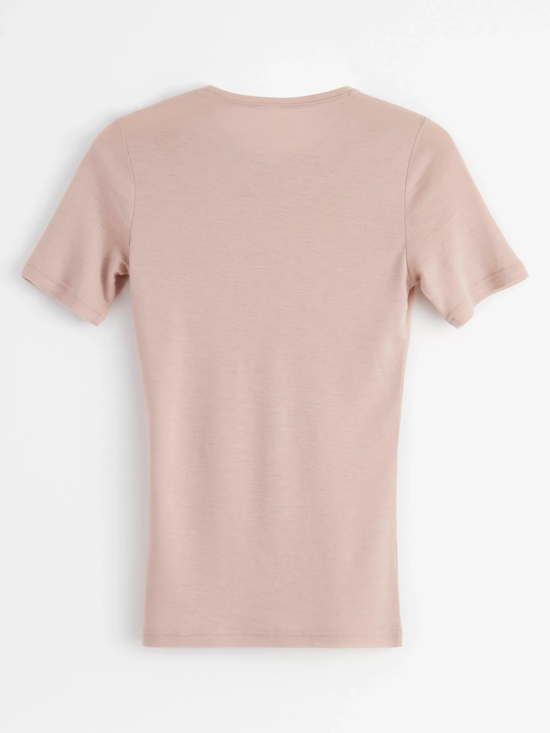 Toppar & T-Shirts>Lindex T-Shirt I Merinoull Dusty Beige
