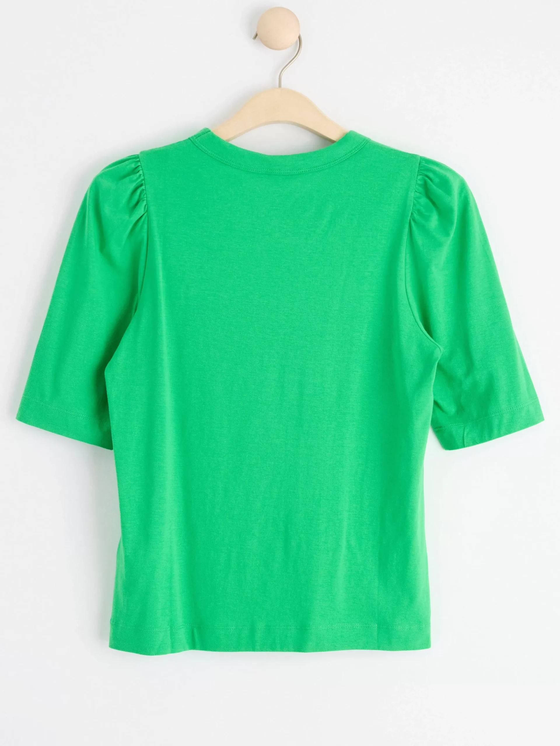 Toppar & T-Shirts>Lindex T-Shirt Med Puffarm I Bomull Green