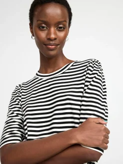 Toppar & T-Shirts>Lindex T-Shirt Med Puffarm I Bomull Light White