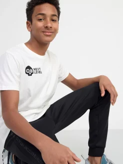 Toppar & T-Shirts>Lindex T-Shirt Med Tryck Off White