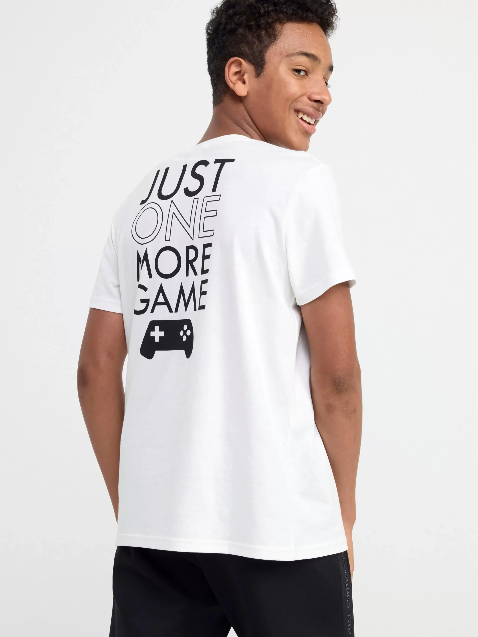 Toppar & T-Shirts>Lindex T-Shirt Med Tryck Off White