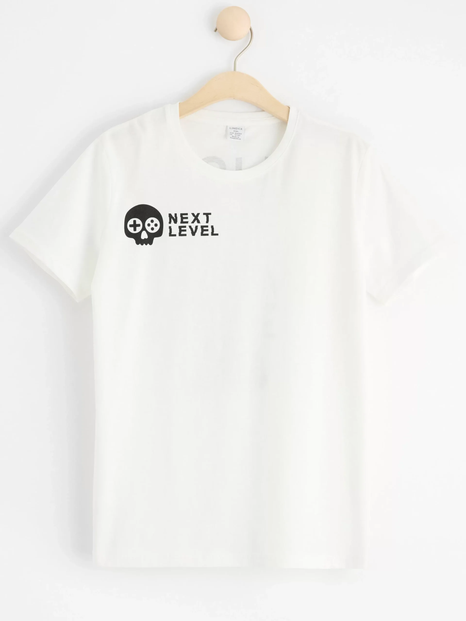 Toppar & T-Shirts>Lindex T-Shirt Med Tryck Off White