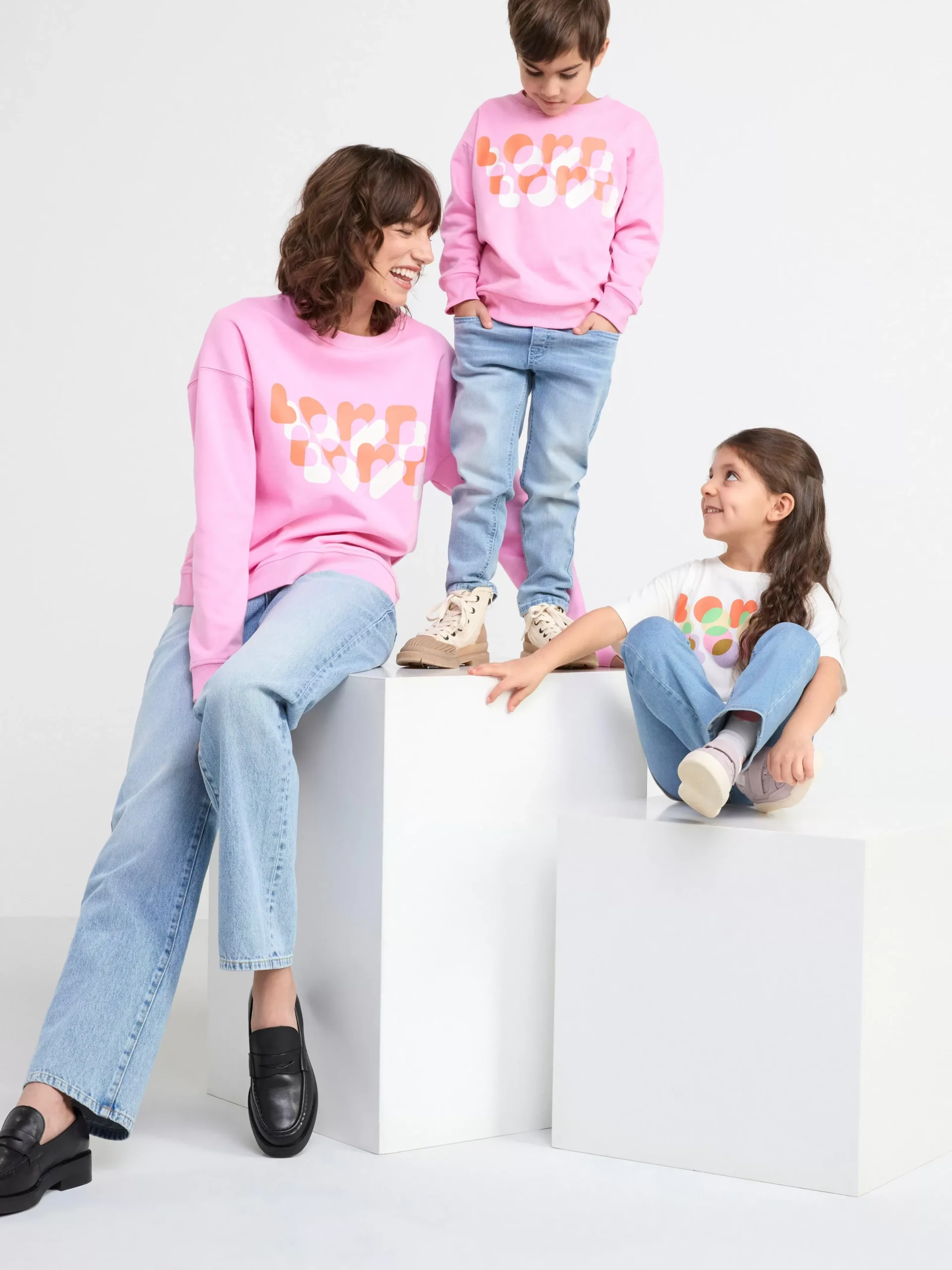 Toppar & T-Shirts>Lindex T-Shirt Med Tryck Light Dusty White