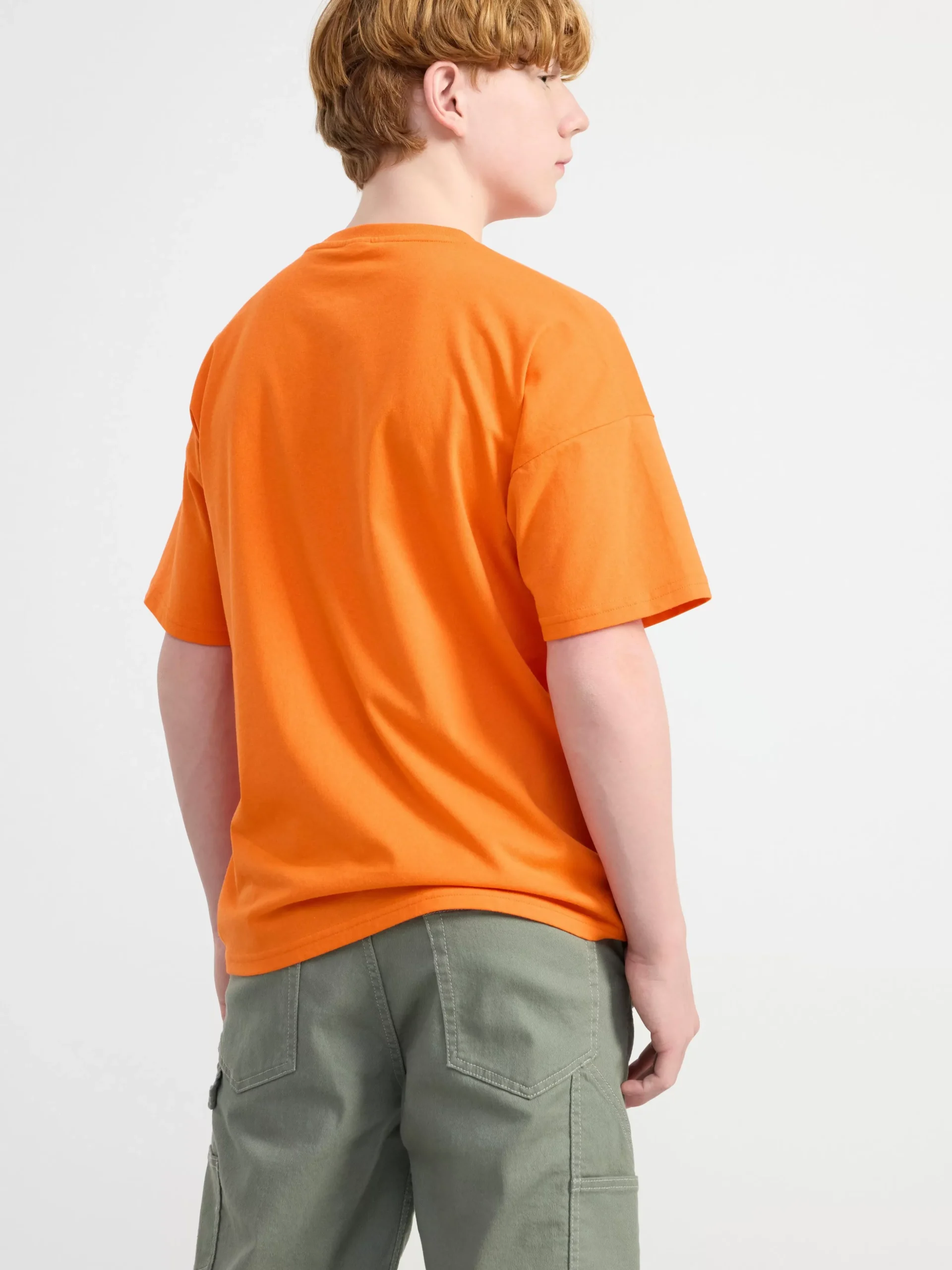 Toppar & T-Shirts>Lindex T-Shirt Med Tryck Orange