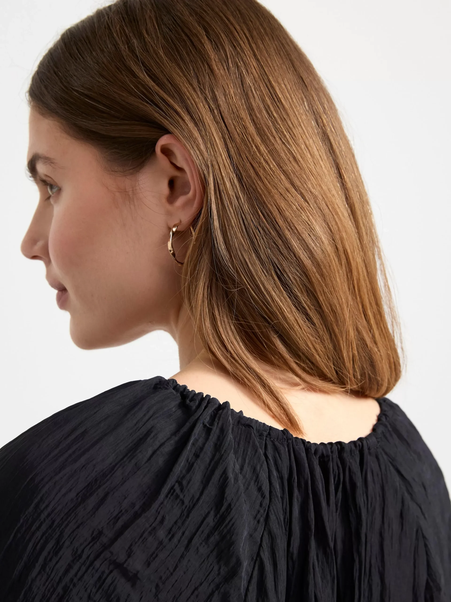Blusar & Skjortor>Lindex Tunika Med Lang Arm Black